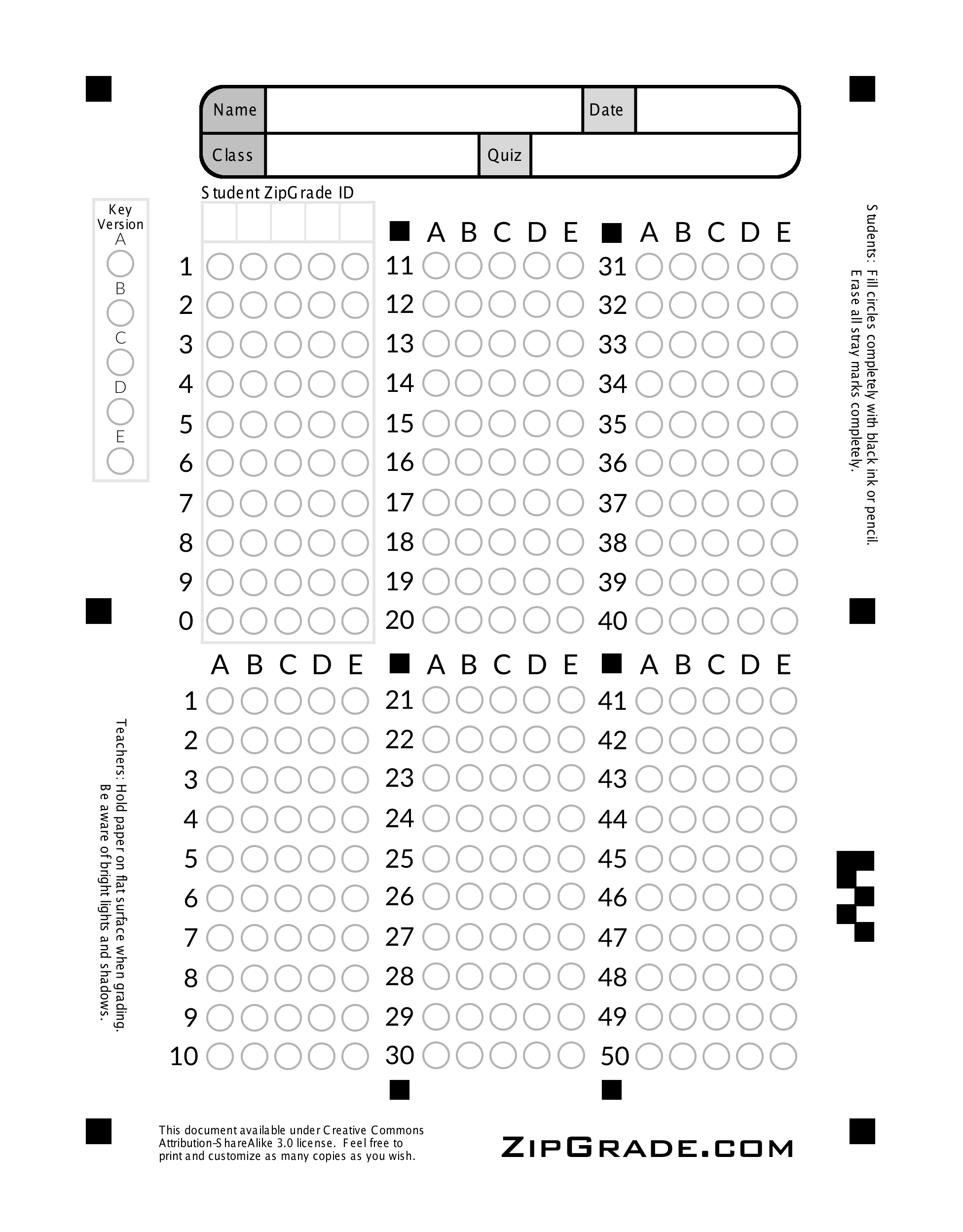 Printable Scantron Form That are Sly Brad Website